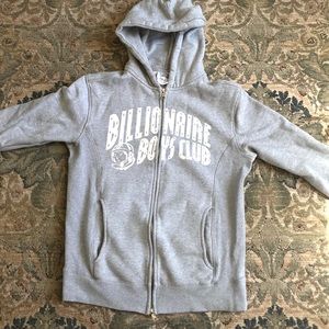 Billionaire Boys Club Grey Zipper Hoodie